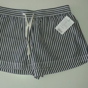 Anthropologie striped lounge shorts